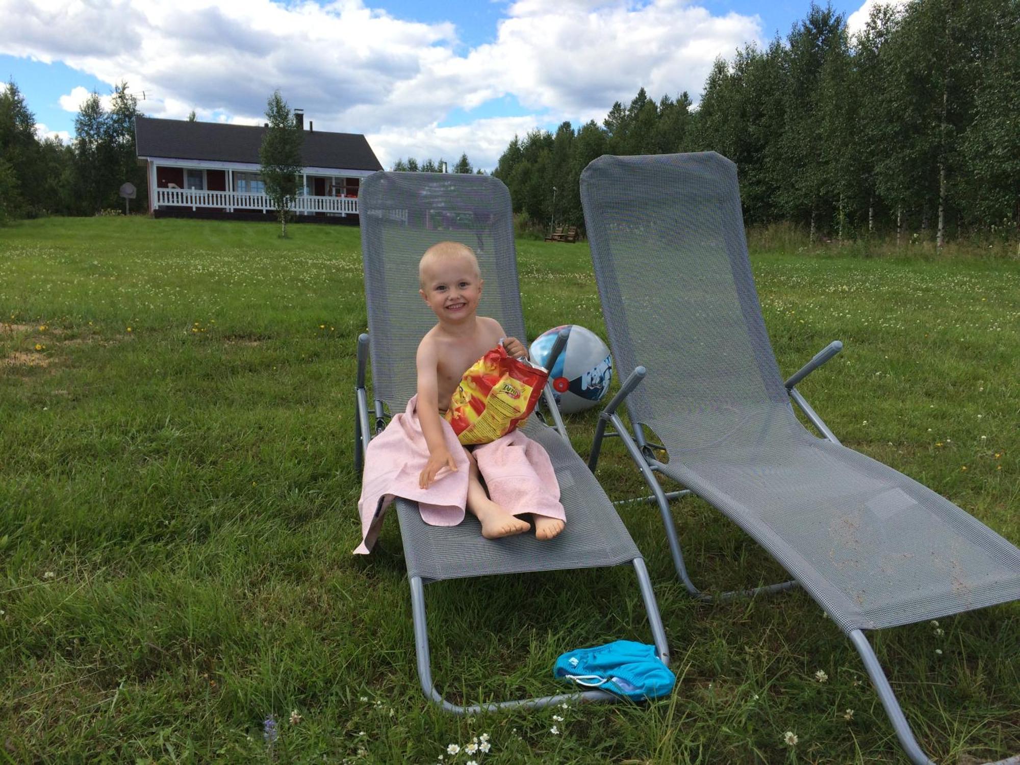 Ahosen Lomamökit Vikajärvi Exteriör bild