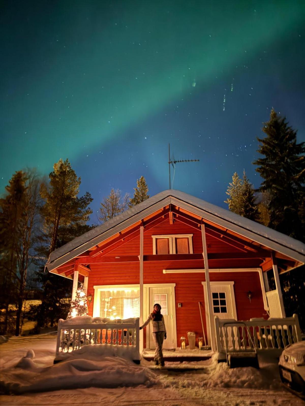 Ahosen Lomamökit Vikajärvi Exteriör bild